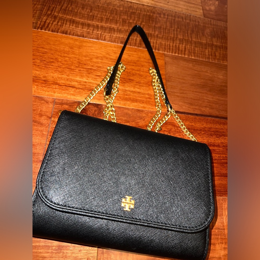 Tory Burch Black Emerson Crossbody Bag